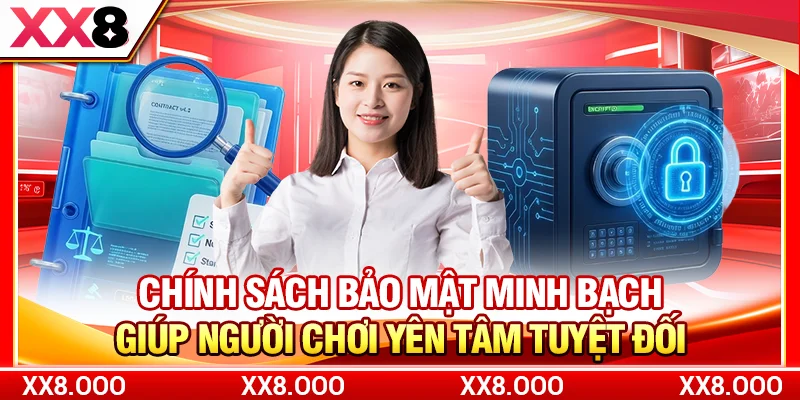 Chính sách bảo mật minh bạch giúp người chơi yên tâm tuyệt đối