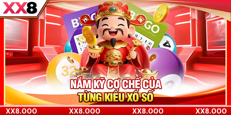 Nắm kỹ cơ chế của từng kiểu xổ số