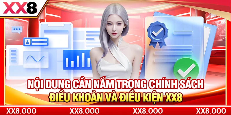 Nội dung cần nắm trong chính sách điều khoản và điều kiện XX8